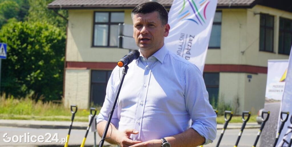 Rozpoczęcie budowy ronda w Bieczu