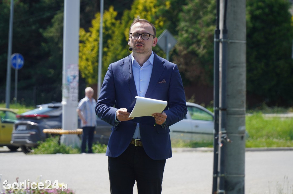 Rozpoczęcie budowy ronda w Bieczu