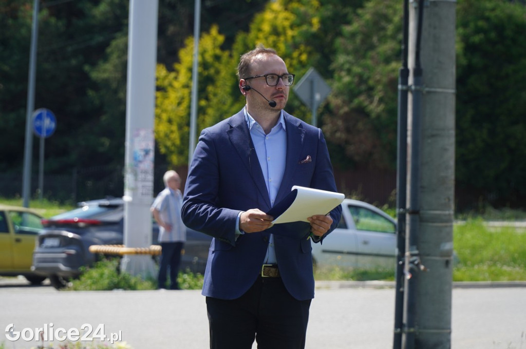 Rozpoczęcie budowy ronda w Bieczu