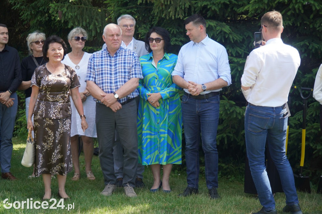 Rozpoczęcie budowy ronda w Bieczu