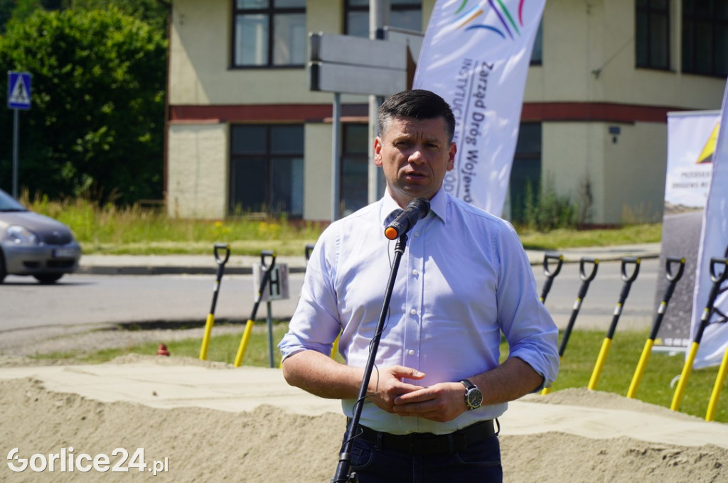 Rozpoczęcie budowy ronda w Bieczu