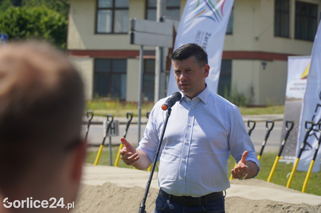 Rozpoczęcie budowy ronda w Bieczu