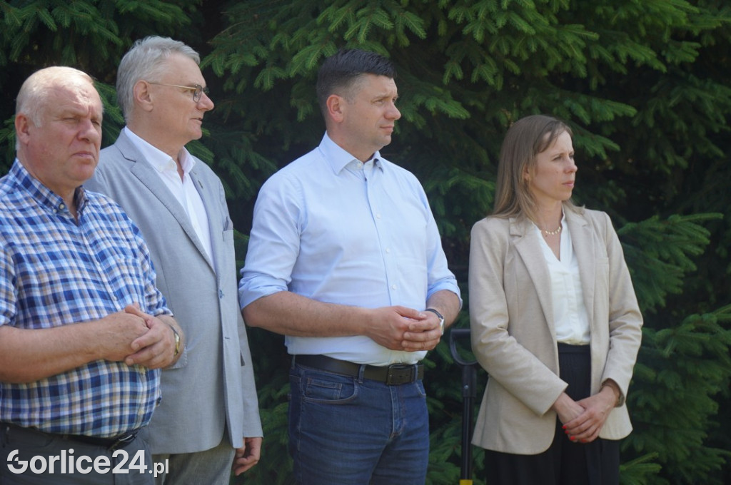 Rozpoczęcie budowy ronda w Bieczu