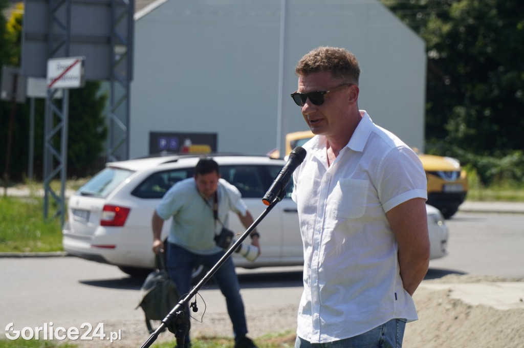 Rozpoczęcie budowy ronda w Bieczu