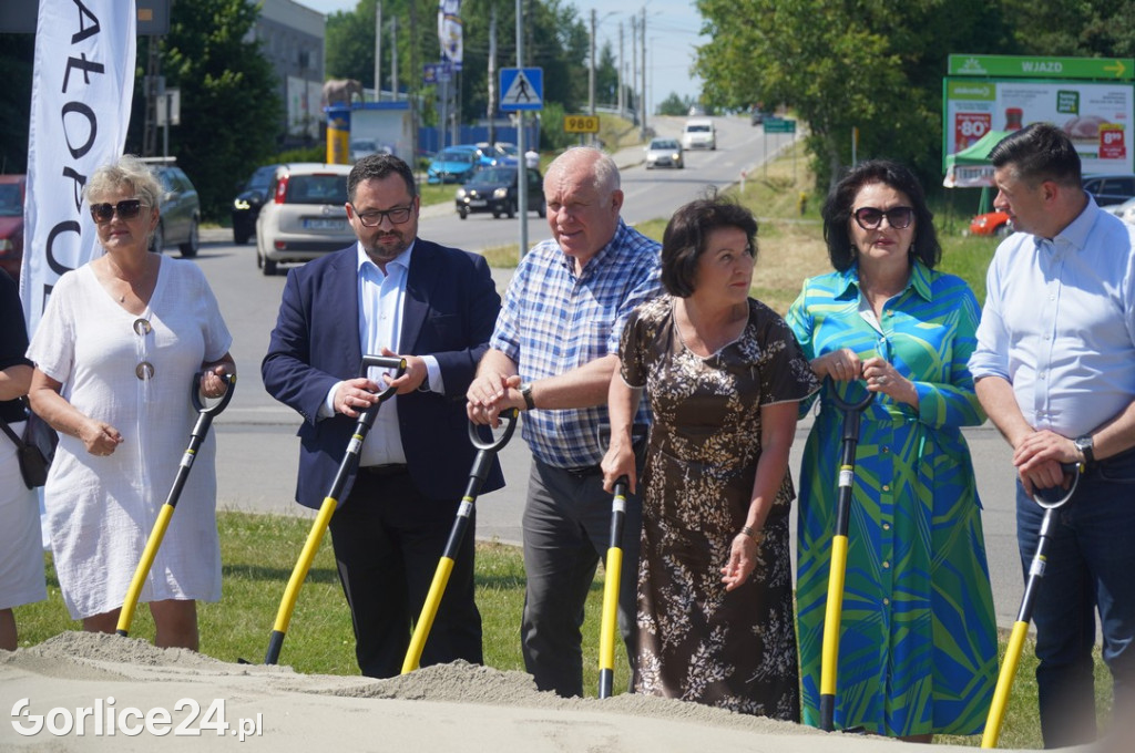 Rozpoczęcie budowy ronda w Bieczu