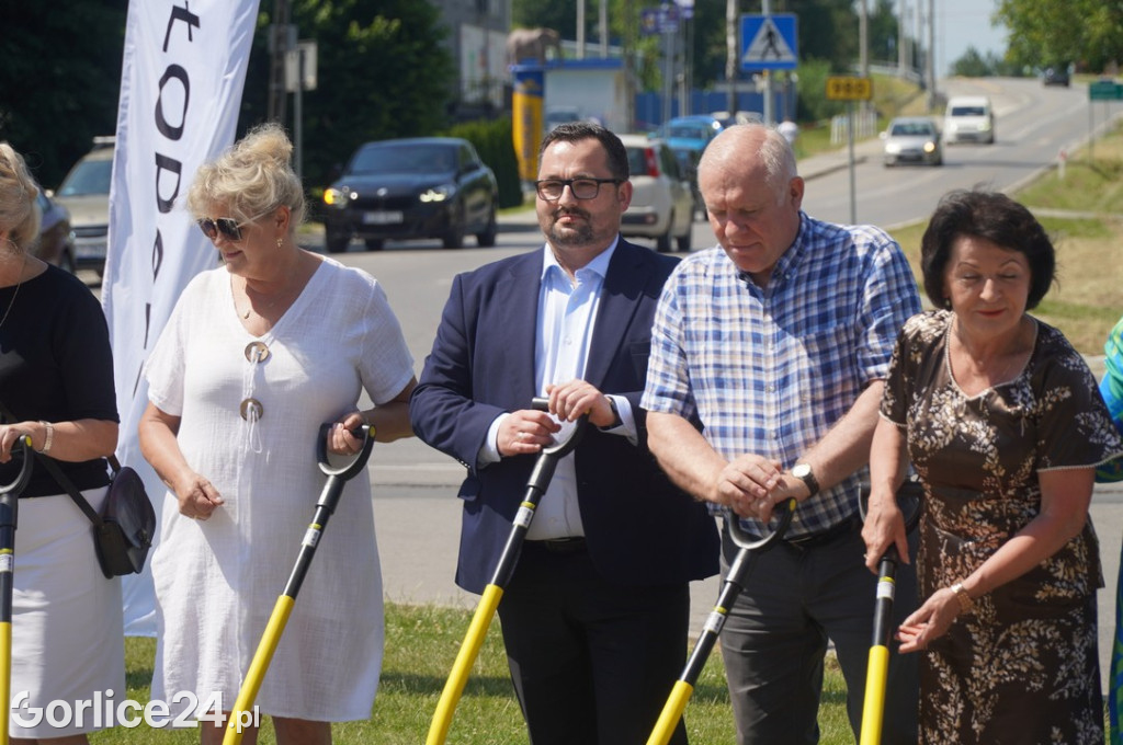 Rozpoczęcie budowy ronda w Bieczu