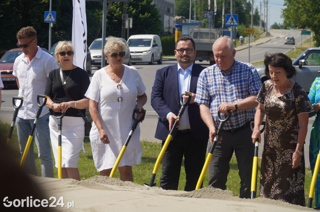 Rozpoczęcie budowy ronda w Bieczu