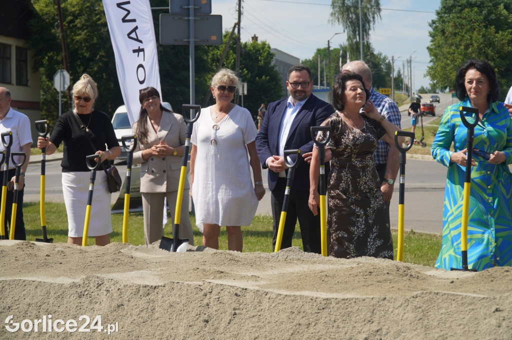 Rozpoczęcie budowy ronda w Bieczu