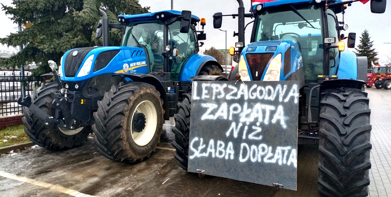zdj. ilustracyjne / plonskwsieci.pl / protest rolników