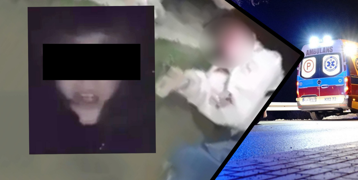 fot. zrzuty ekranu z filmu nagranego podczas pobicia / ilustracyjne gorlice24