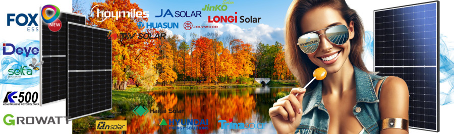 	Hurtownia Fotowoltaiczna – panele JA Solar, Longi, Trina, Jinko, inwertery Growatt, Deye, FoxESS oraz magazyny energii.