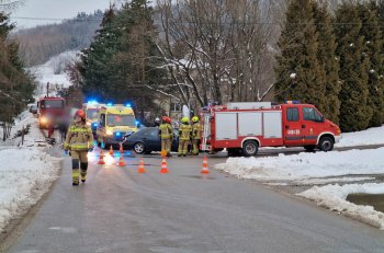 Wypadek w miejscowości Łosie-2043