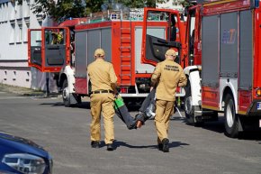 Szkolenia strażaków na terenie NiUW w Gliniku-2521