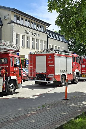 Akcja strażaków w Starym Szpitalu-3974