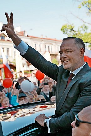 Karol Nawrocki w Gorlicach spotkał się z mieszkańcami-5807