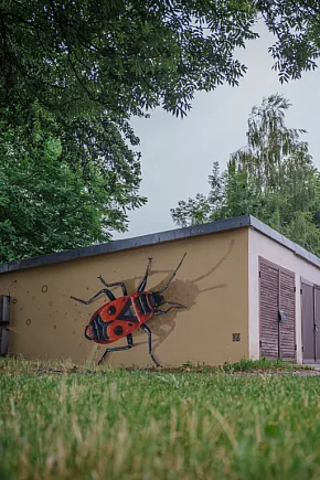 Mural przy ulicy Rybickiego w Gorlicach-6042