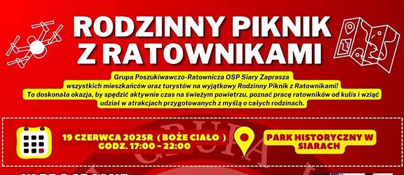 Rodzinny Piknik z ratownikami w Siarach