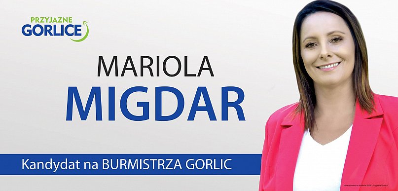 Gorlice. Mariola Migdar oficjalnym kandydatem na burmistrza