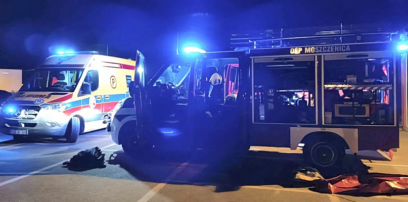 Dramatyczna walka o życie mężczyzny w Moszczenicy - 33247