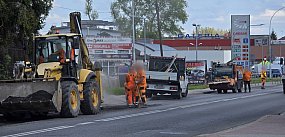 Ruch na Zawodziu sparaliżowany! Drogowcy pracują na Koś