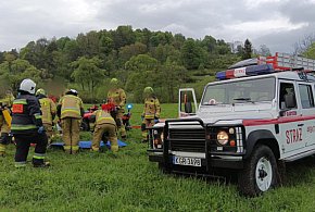 Spadła z konia. Trudna akcja ratownicza w Wołowcu [FOTO]-33638