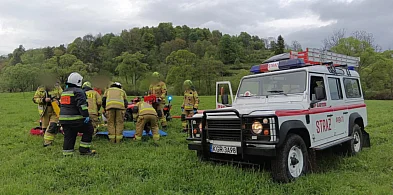 Spadła z konia. Trudna akcja ratownicza w Wołowcu [FOTO]-33638