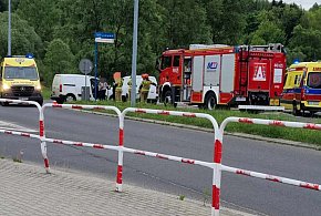 Groźne zderzenie samochodów na DK28 przy Jarmarku Pogórzańskim -33722