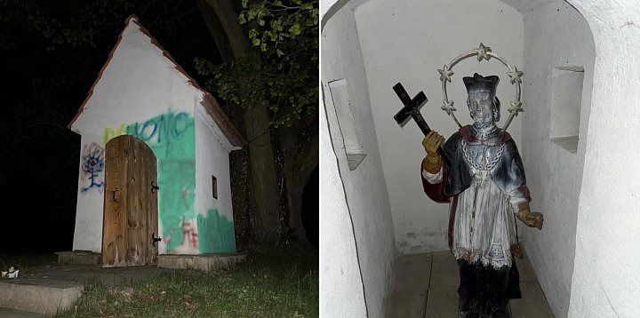 Po sąsiedzku. Sto tysięcy strat! Zniszczył kapliczki – -33731