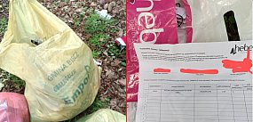 Głupota nie zna granic! Śmieci w wąwozie, a dane sprawc