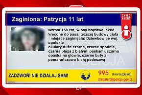 Policja ogłosiła CHILD ALERT: poszukiwana 11-letnia Patrycja [AKTUALIZACJA]-33901