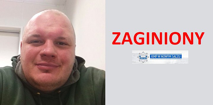 Zaginął 30-letni Karol Kaczmarek z Nowego Sącza-34211