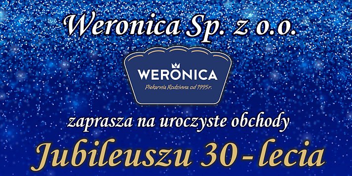 30 lat smaku i pasji. Świętuj z Weronicą!
