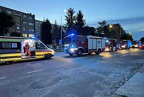 Akcja straży pożarnej w bloku przy ul. Konopnickiej [FOTO] aktualizacja-34998