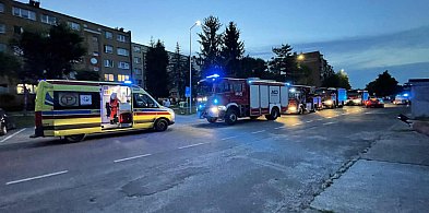 Akcja straży pożarnej w bloku przy ul. Konopnickiej [FOTO] aktualizacja-34998