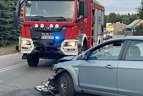 Zderzenie samochodów na Stróżowskiej. Droga była zablokowana [FOTO]-35039