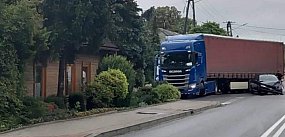 Łużna. Zderzenie samochodu osobowego z dostawczym
