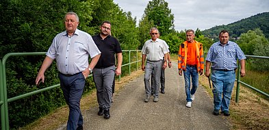 Sprawdzono stan techniczny ścieżek nad Zalewem Klimkówka zakończony [FOTO]-35477