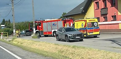 Kolizja w Ropicy Polskiej, na DK28 był ruch wahadłowy [FOTO]