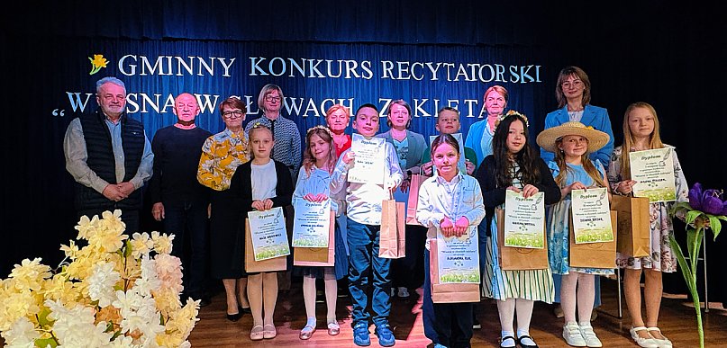 Wiosna w słowach zaklęta - dzieci rywalizowały w recytacji [FOTO]
