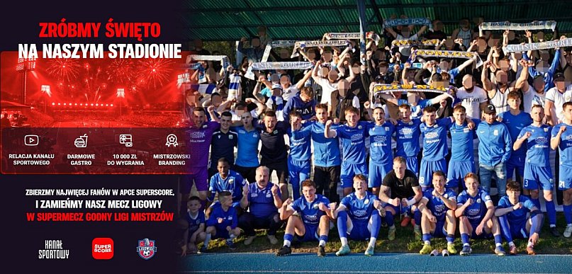 GKS Glinik Gorlice walczy o piłkarskie wydarzenie roku. Potrzebna wasza pomoc