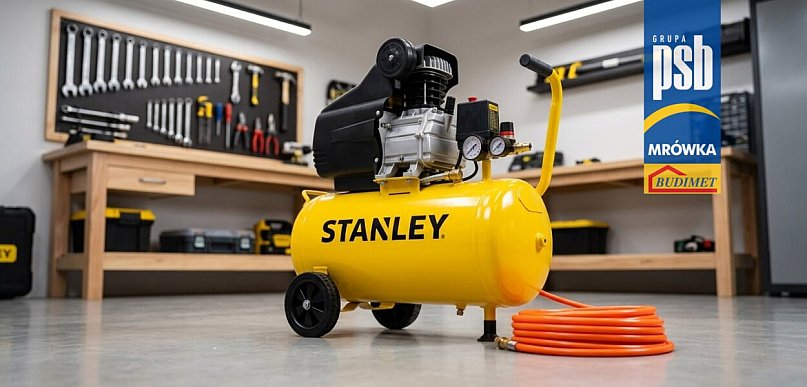 Zrób to sam z klasą! Kompresor Stanley 24L z zestawem w czerwcowej superofercie