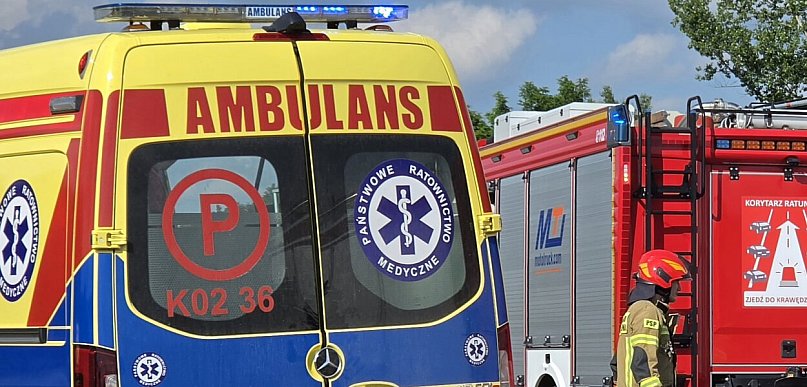 Ropa. Wypadek na DK28, droga była całkowicie zablokowana