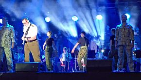Fragment koncertu Zespołu Wojska Polskiego w Gorli