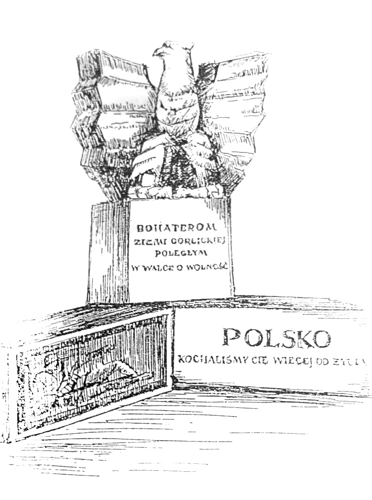 Szkic Pomnika Bohaterów Ziemi Gorlickiej