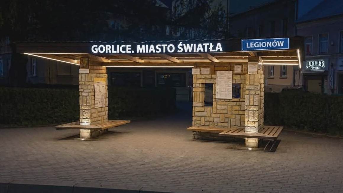 Redakcyjna wizualizacja przystanku przy ul. Legionów