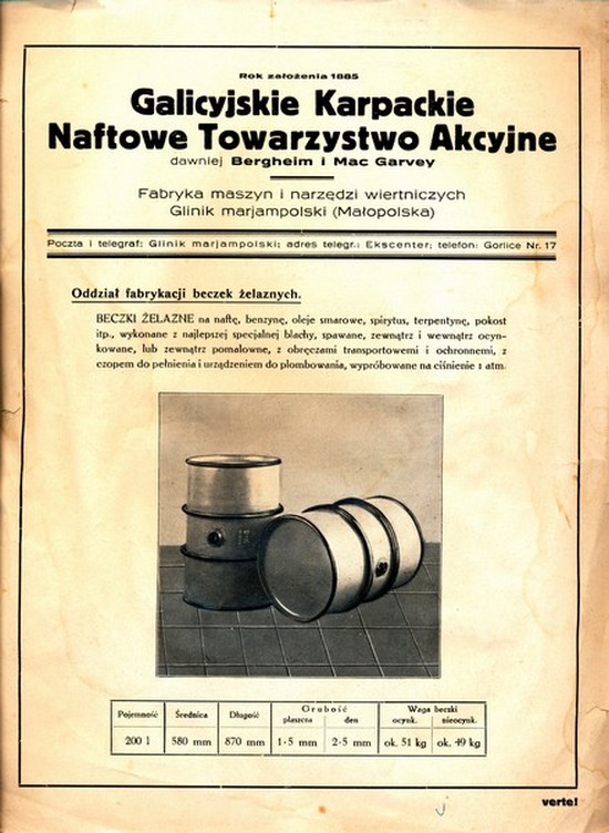 Ulotka Reklamowa Towarzystwa / Archiwum
